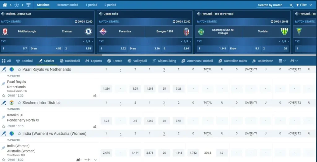 Advantages of Betting at 1xBet