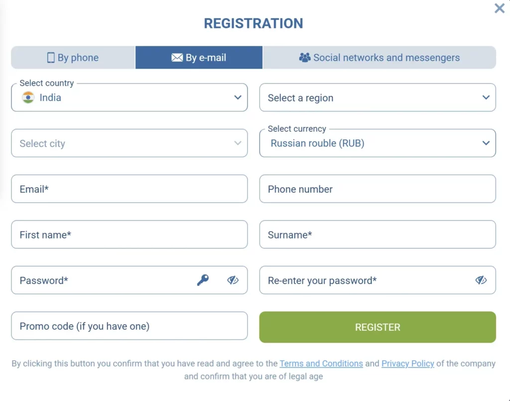 Verifying 1xBet Account